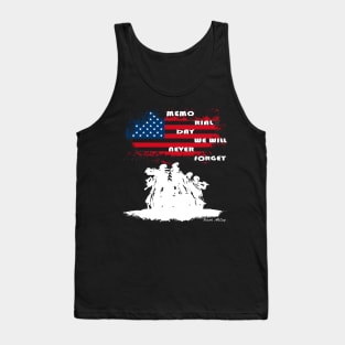 Veterans day Never forget Tank Top